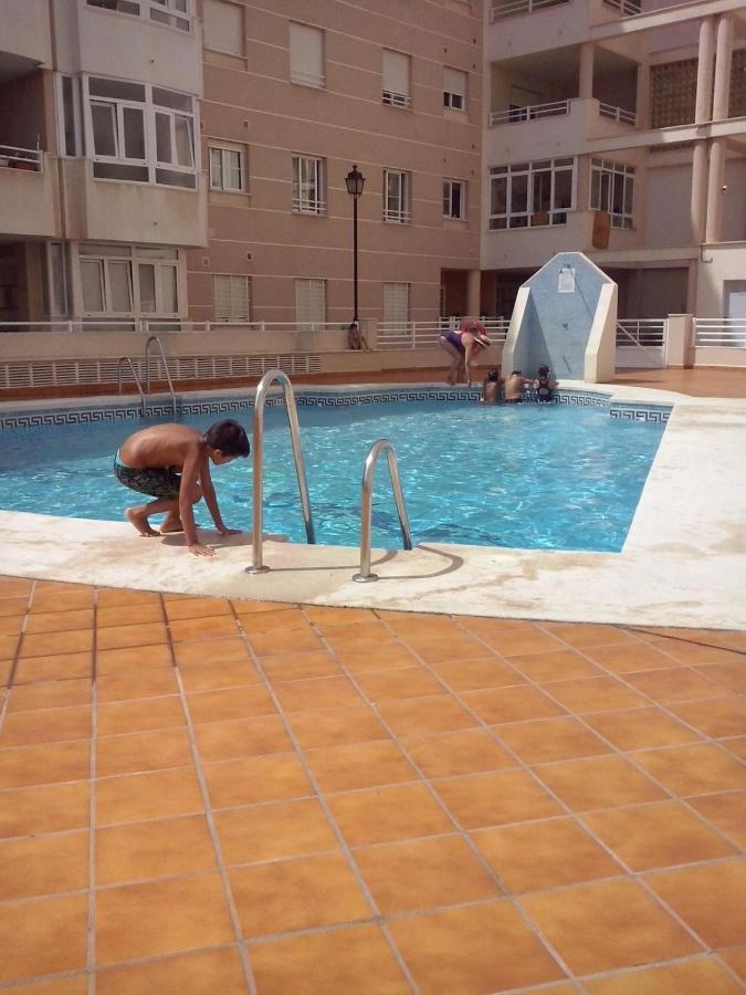 Apartamento Con Piscina Y Terraza A 50 Metros De La Playa Roquetas de Mar Buitenkant foto