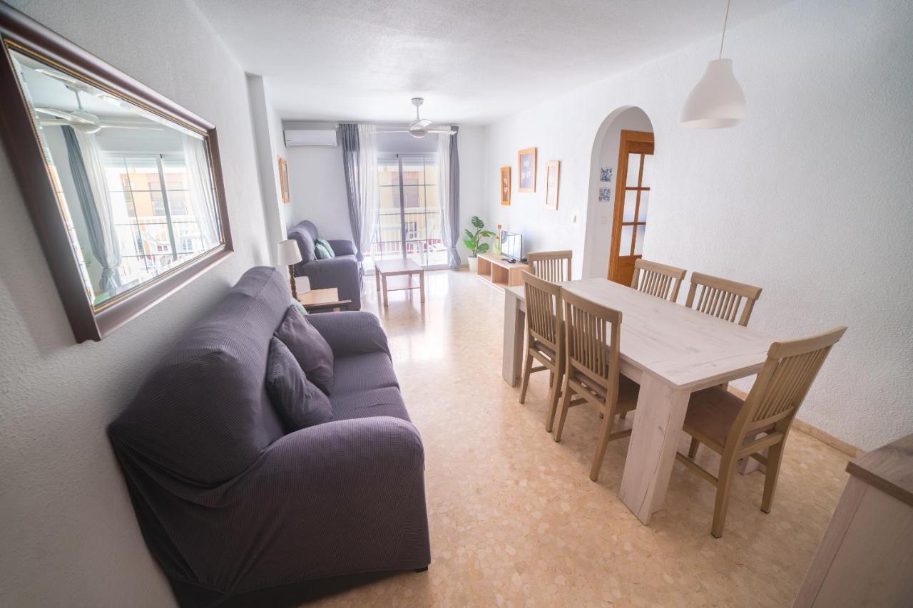Apartamento Con Piscina Y Terraza A 50 Metros De La Playa Roquetas de Mar Buitenkant foto